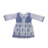 Kinderkleid oder Langbluse "NICA" in hellblau