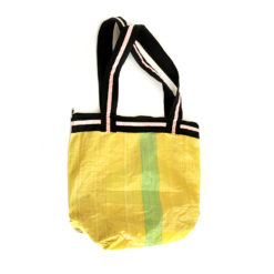 upcycled XL shopper, made of recycled ricebag , Tasche aus recyceltem Kunststoff Reissack