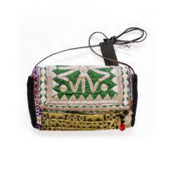 Clutch Diva, golden Silver handcrafted handbag, Handtasche aus Jaipur, vintage, Banjara Bag