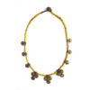 handcrafted vintage necklace yellow