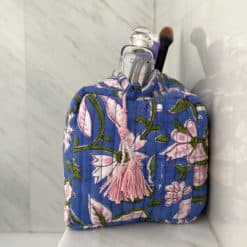 handcrafted cosmeticbag "night flowers"