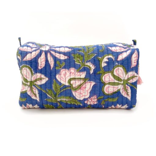 handcrafted cosmeticbag "night flowers"