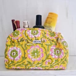 handcrafted cosmeticbag_sunny gardens