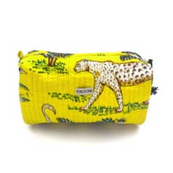Cosmeticbag jungle yellow