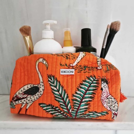 Cosmeticbag jungle orange