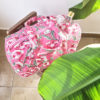 Baumwolltasche , SPorttasche, Strandtasche, WEkkender " Flowery Pink"