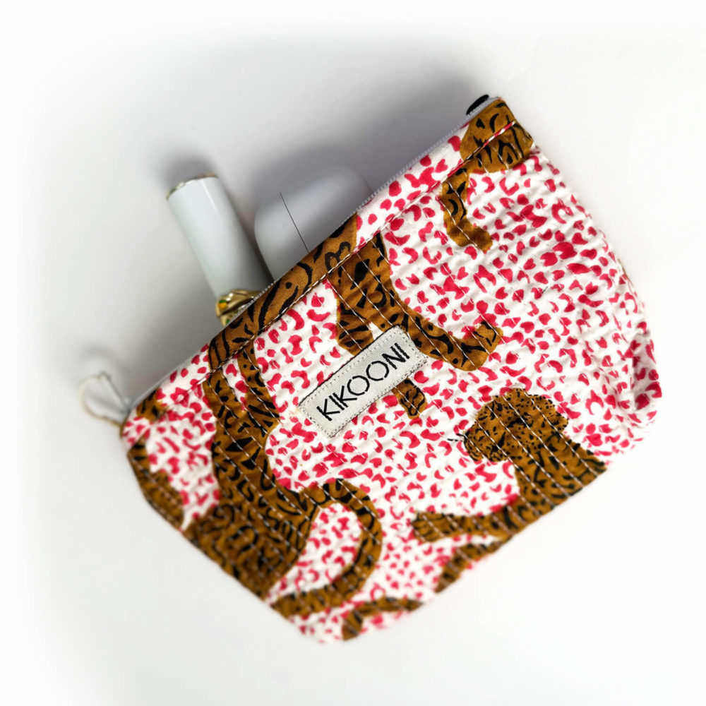 KIKOONI- minibag- cosmeticbag und geldbörse "h.leopard"