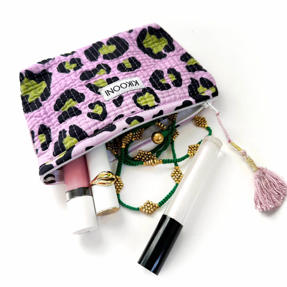 KIKOONI- minibag- cosmeticbag und geldbörse "Oh leo cosmic lilac"
