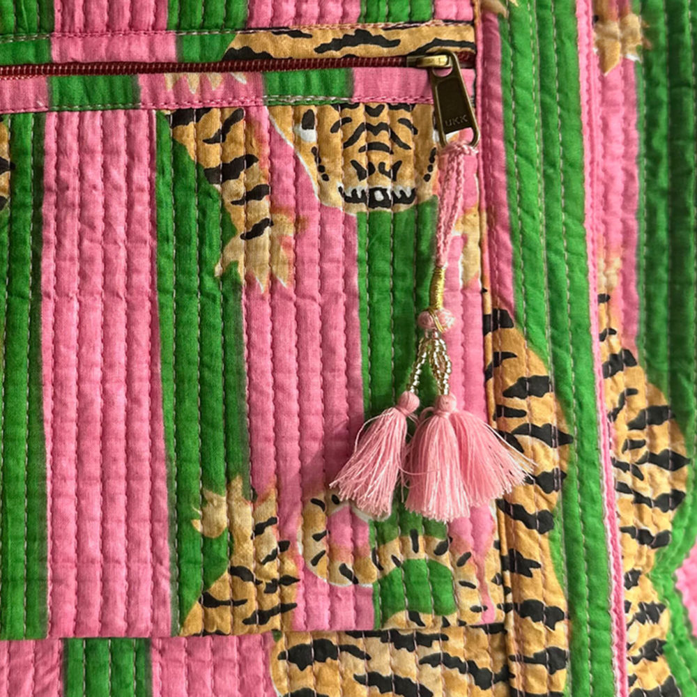 KIKOONI Reisetasche "Poppy Tiger Candy" , weekender in Handgepäck Größe