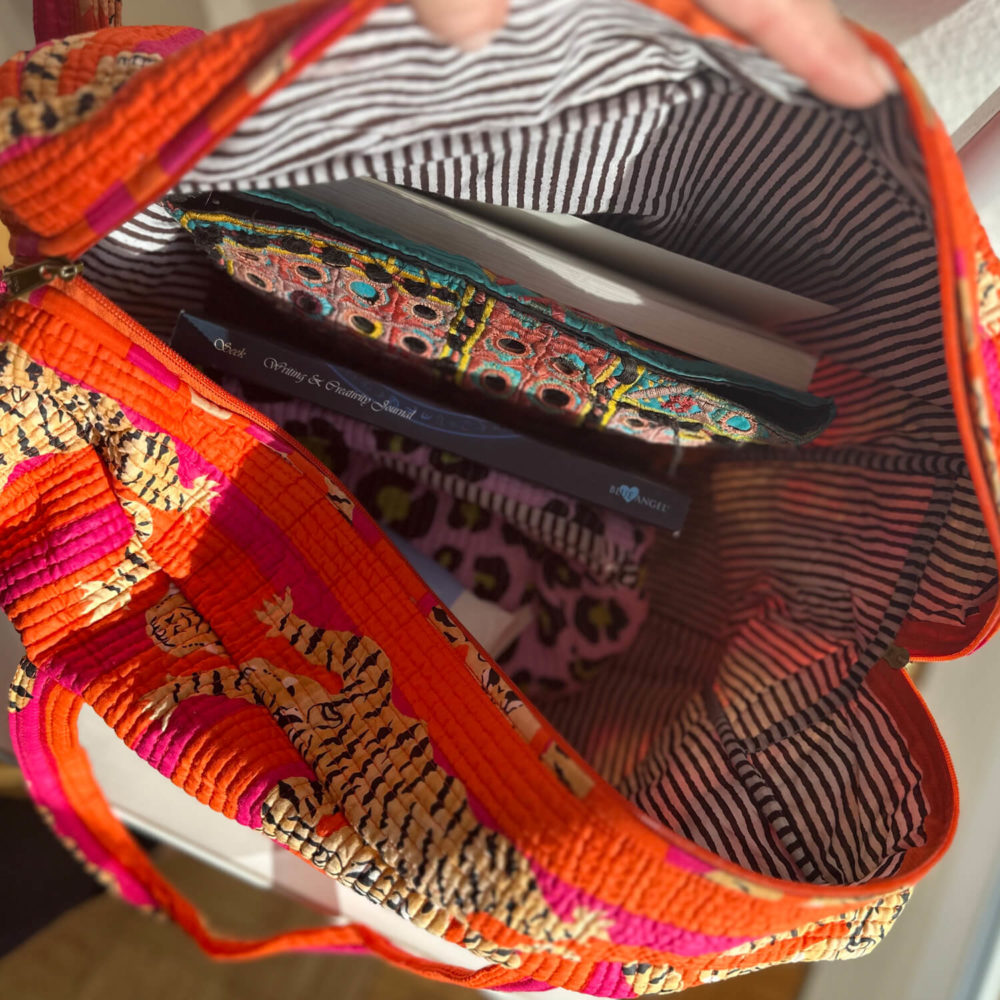 Reisetasche , Weekender "Poppy Tiger" in Handgepäck Größe